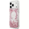 Guess Resin Bottom Glitter MagSafe Hülle für Apple iPhone 18 Pro / 17 Pro, Pink