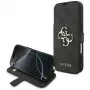 Guess Book 4G Metal Logo Hülle für iPhone 18 Pro / 17 Pro - Schwarz