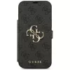 Guess Book 4G Metal Logo Hülle für iPhone 18 Pro Max / 17 Pro Max, Schwarz