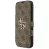 Guess Book 4G Metal Logo Folio-Hülle für iPhone 18 Pro Max / 17 Pro Max - Braun
