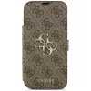 Guess Book 4G Metal Logo Folio-Hülle für iPhone 18 Pro Max / 17 Pro Max - Braun