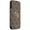 Guess Book 4G Metal Logo Folio-Hülle für iPhone 18 Pro Max / 17 Pro Max - Braun