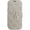 Guess Book 4G Metal Logo Folio-Hülle für iPhone 16 Pro / 17 Pro - Pink