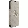 Guess Book 4G Metal Logo Folio-Hülle für iPhone 16 Pro / 17 Pro - Pink