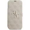 GUESS Book 4G Metal Logo Folio-Hülle für iPhone 18 Pro Max / 17 Pro Max - Pink