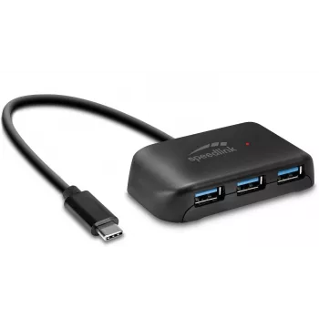 Speedlink Snappy Evo USB-C auf 4-Port-USB-3.0-Hub (SL-140202-BK)