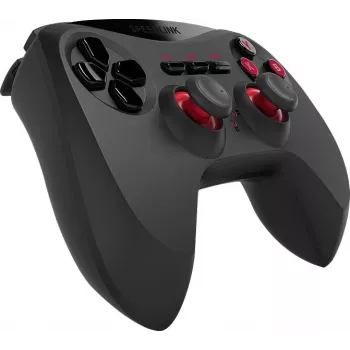 Speedlink Strike NX Kabelloses Gamepad für PC/PS3, Schwarz (SL-650100-BK-01)