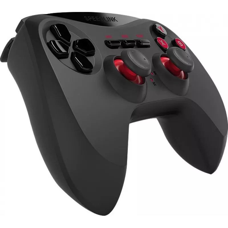 Speedlink Strike NX Kabelloses Gamepad für PC/PS3, Schwarz (SL-650100-BK-01)