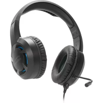 SPEEDLINK SL-450305-BK Kabelgebundenes On-Ear Gaming-Headset mit Geräuschunterdrückendem Mikrofon, USB-A, 30mm-Treiber, 1,8m Kabel, Schwarz