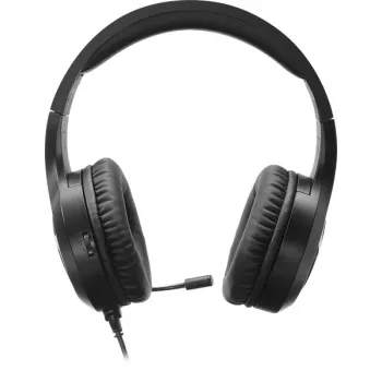 SPEEDLINK SL-450305-BK Kabelgebundenes On-Ear Gaming-Headset mit Geräuschunterdrückendem Mikrofon, USB-A, 30mm-Treiber, 1,8m Kabel, Schwarz