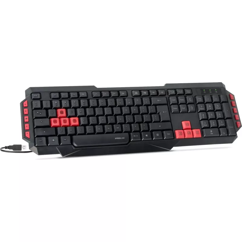 Speedlink Ludicium Gaming-Tastatur, nordisches Layout (SL-670009-BK-NC)