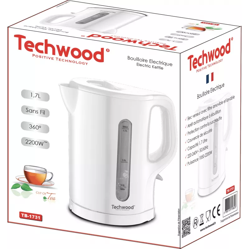 Techwood TB-1731 1.7 L Wasserkocher (TB-1731)