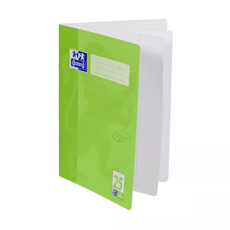 Oxford Touch Übungsheft A4 16 Blatt liniert mit Rand, Grün