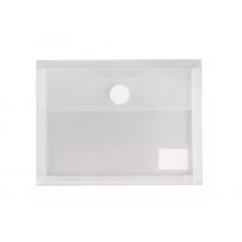 FolderSys Dokumententasche A6 mit Dehnfalte, transparent matt