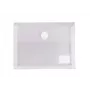 FolderSys Dokumententasche A6 mit Dehnfalte, transparent matt