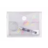 FolderSys Dokumententasche A6 mit Dehnfalte, transparent matt