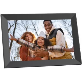 AgfaPhoto Realview APF1000 WiFi One Digitaler Bilderrahmen, 10 Zoll, Schwarz (APF1000WIFIBK)