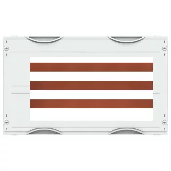 Striebel & John MBR202 Sammelschienen-Modul-Bausatz 60mm für 3-/4-polige Systeme, 690V AC, IP20, hellgrau