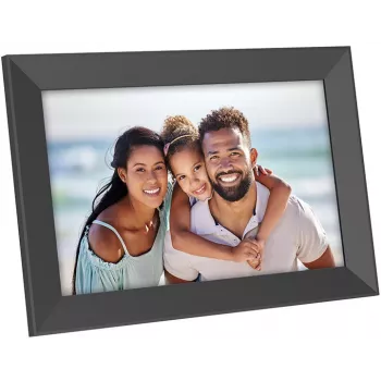AgfaPhoto Realview APF1000 Digitaler Bilderrahmen, 10 Zoll, Schwarz (APF1000)