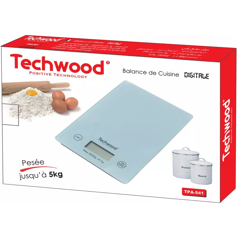 Techwood TPA-541 digitale Küchenwaage (TPA-541)