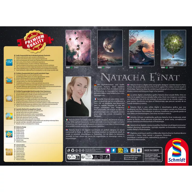 SCHMIDT SPIELE Natacha Einat: Himmelwärts Puzzle (1000 Teile)