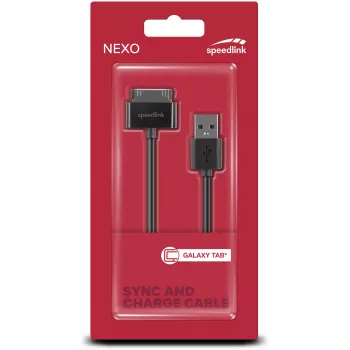 Speedlink Nexo Sync- und Ladekabel für Samsung Galaxy Tab (SL-7503-BK)