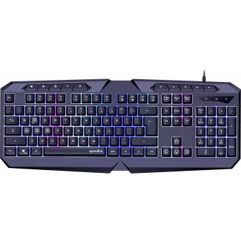 Speedlink Ludicium RGB Rainbow Tastatur, US-Layout (SL-670004-BK-US)