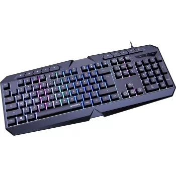 Speedlink Ludicium RGB Rainbow Tastatur, US-Layout (SL-670004-BK-US)