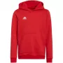adidas Entrada 22 Hoody Kinder Sweatshirt Rot 152cm