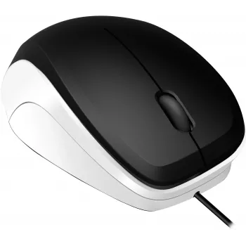 Speedlink Ledgy Silent Maus, schwarz/weiß (SL-610015-BKWE)