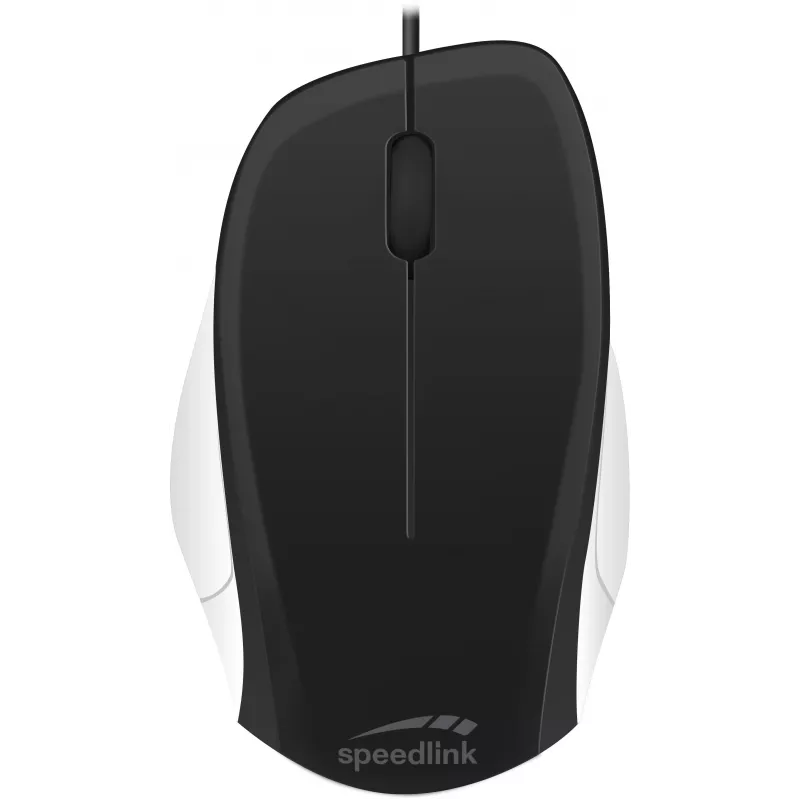 Speedlink Ledgy Silent Maus, schwarz/weiß (SL-610015-BKWE)