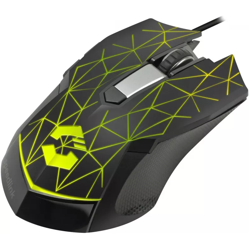 Speedlink Reticos RGB-Gaming-Maus, Schwarz (SL-680011-BK)