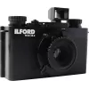 ILFORD PIXIE 35mm Point & Shoot Filmkamera – Silber/Schwarz, eingebauter Blitz, Autofokus