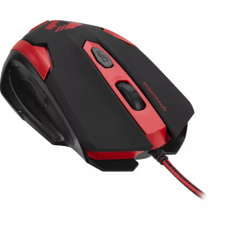 Speedlink Xito kabelgebundene Gaming-Maus, 5 Tasten, 3200 DPI (SL-680009-BKRD)
