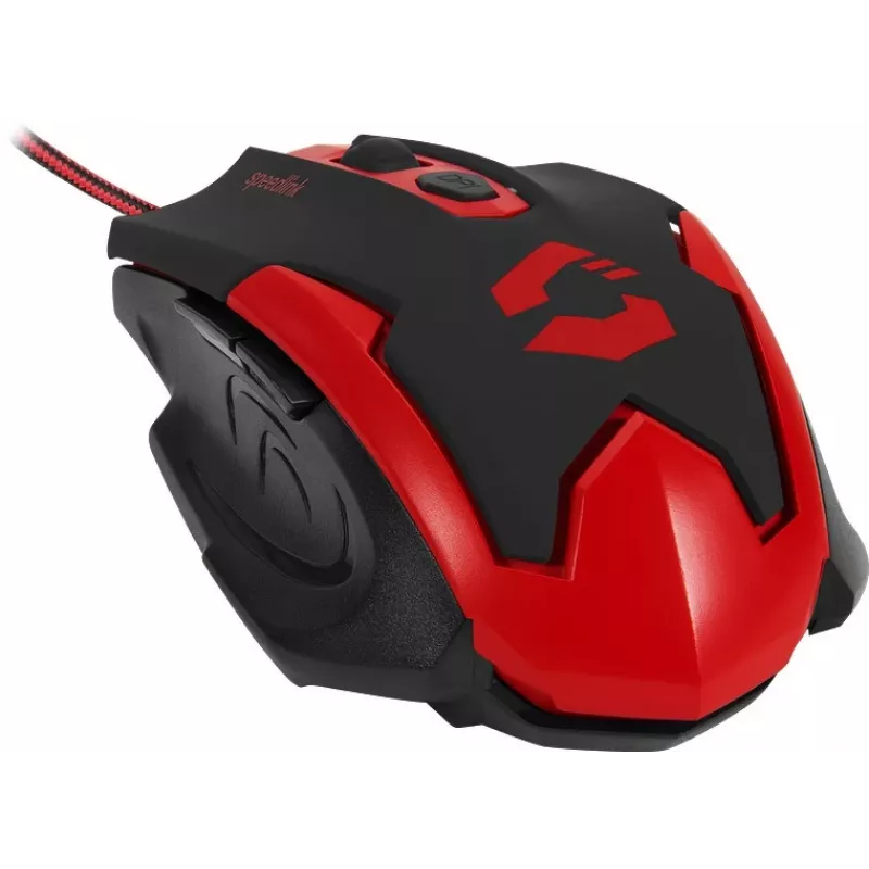 Speedlink Xito kabelgebundene Gaming-Maus, 5 Tasten, 3200 DPI (SL-680009-BKRD)