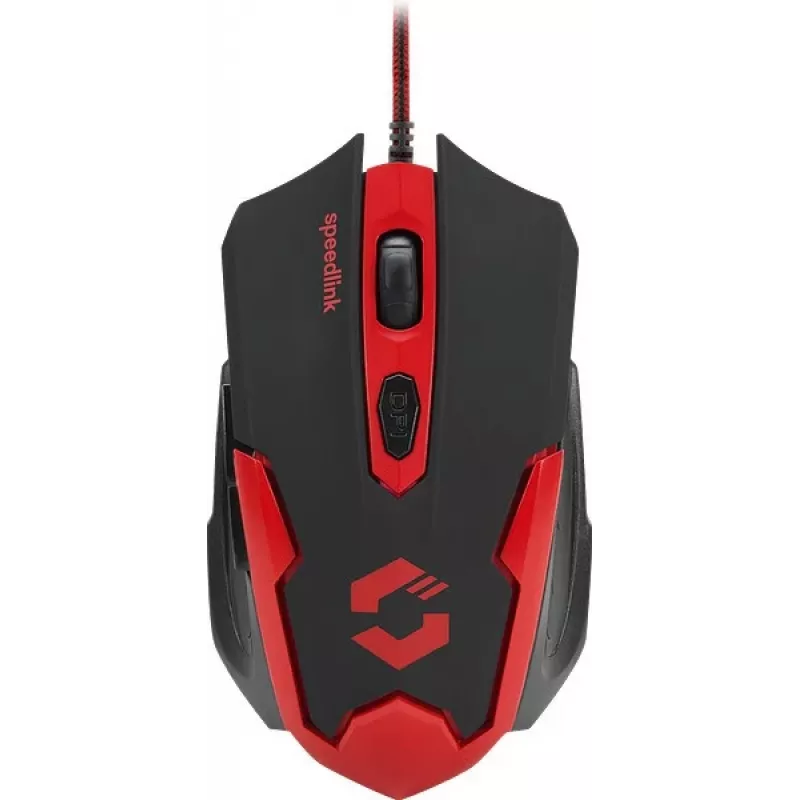 Speedlink Xito kabelgebundene Gaming-Maus, 5 Tasten, 3200 DPI (SL-680009-BKRD)