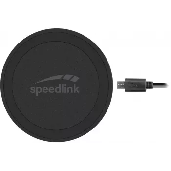 Speedlink Puck 10 Schnelles kabelloses Ladegerät, schwarz (SL-690403-BK)