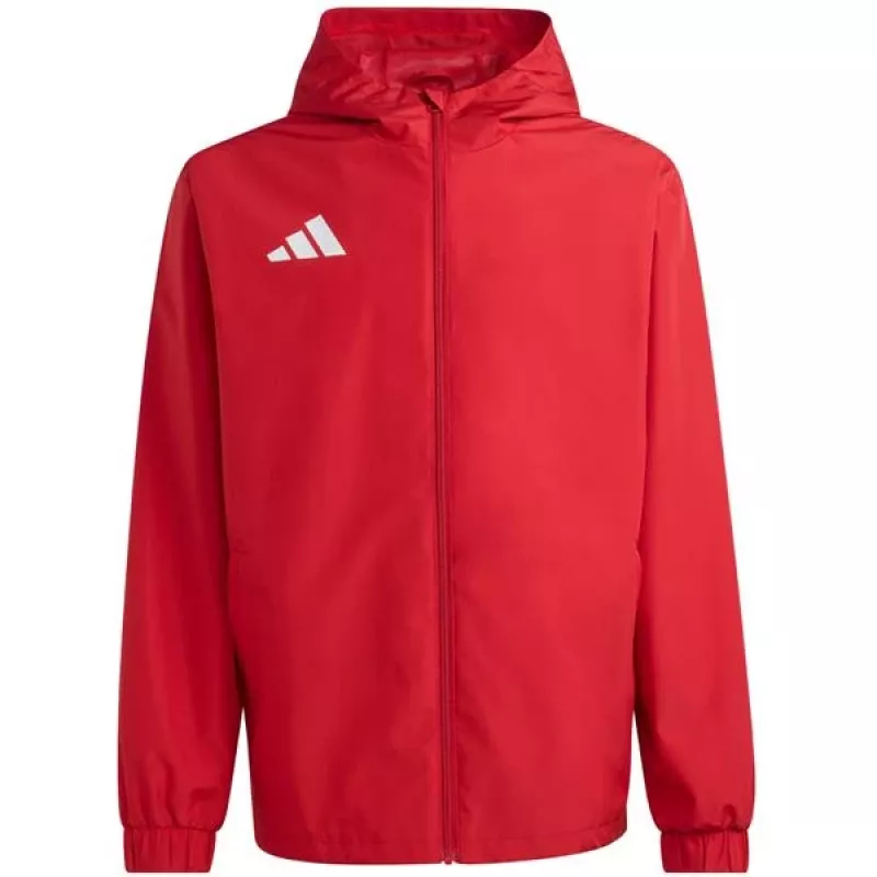 adidas Entrada 26 All Weather Herrenjacke Rot JZ9100 Größe S
