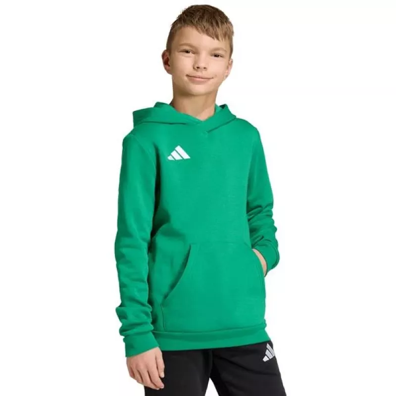 adidas Entrada 26 Kinder Hoodie JZ6563 Team Green 152 cm