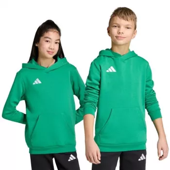 adidas Entrada 26 Kinder-Hoodie - Grün - Größe 164cm (Jugend XL) JZ6563