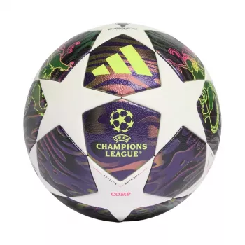 adidas UCL 25/26 Final Competition Fußball Größe 5 Weiß Lila