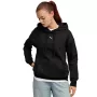 Puma Damen ESS Centered Cat Logo Relaxed Hoodie, Schwarz, Größe L