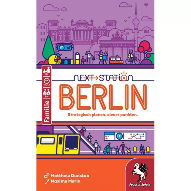 PEGASUS Next Station Berlin – Roll-and-Write-Brettspiel (deutsche Ausgabe)