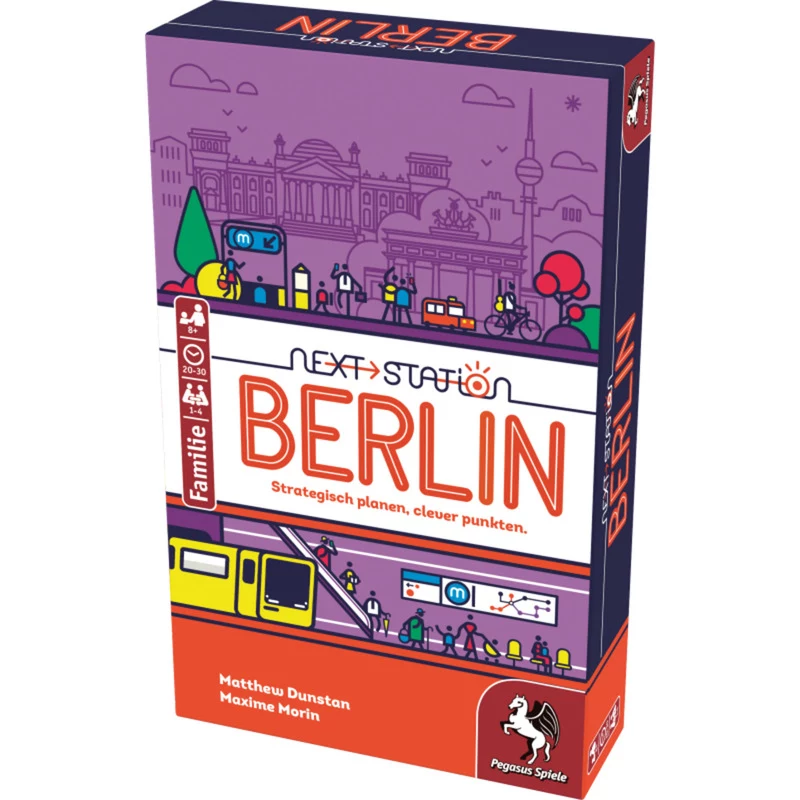 PEGASUS Next Station Berlin – Roll-and-Write-Brettspiel (deutsche Ausgabe)