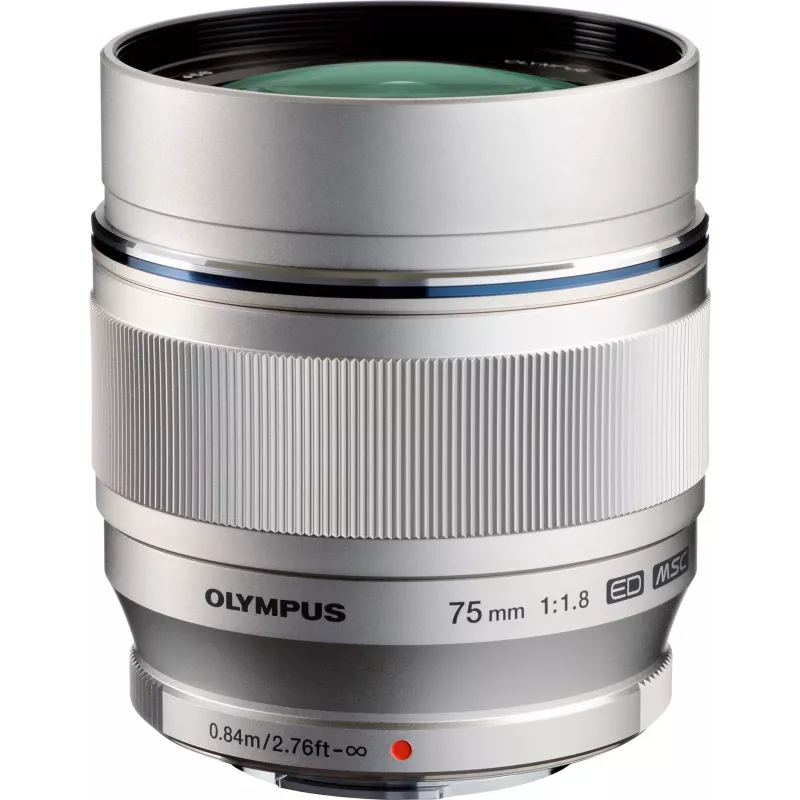 OM System M.Zuiko Digital ED 75mm f/1.8 Objektiv, silber (V311040SW000)
