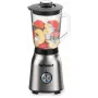 Techwood TBLI-1250 Tischmixer 1200 W 1,5 L Glasbehälter Schwarz/Silber