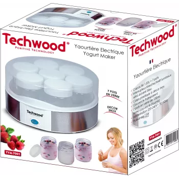 Techwood TYA-7001 Elektrischer Joghurtbereiter (TYA-7001)