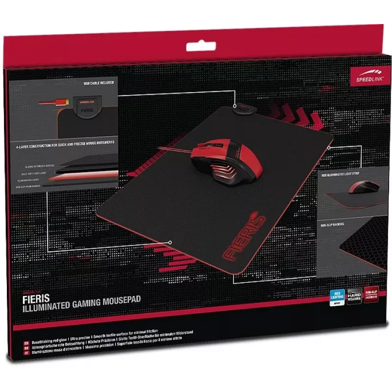 Speedlink Fieris Mauspad (SL-620103-BK)