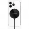 Vonmählen Aura Mini Magnetisches kabelloses Ladegerät mit USB-C-Kabel, 15W, Schwarz