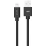 Silicon Power Boost Link PVC LK15AL Lade- und Datenkabel, USB-A auf Lightning, MFi-zertifiziert, 1 m, bis 12 W, schwarz